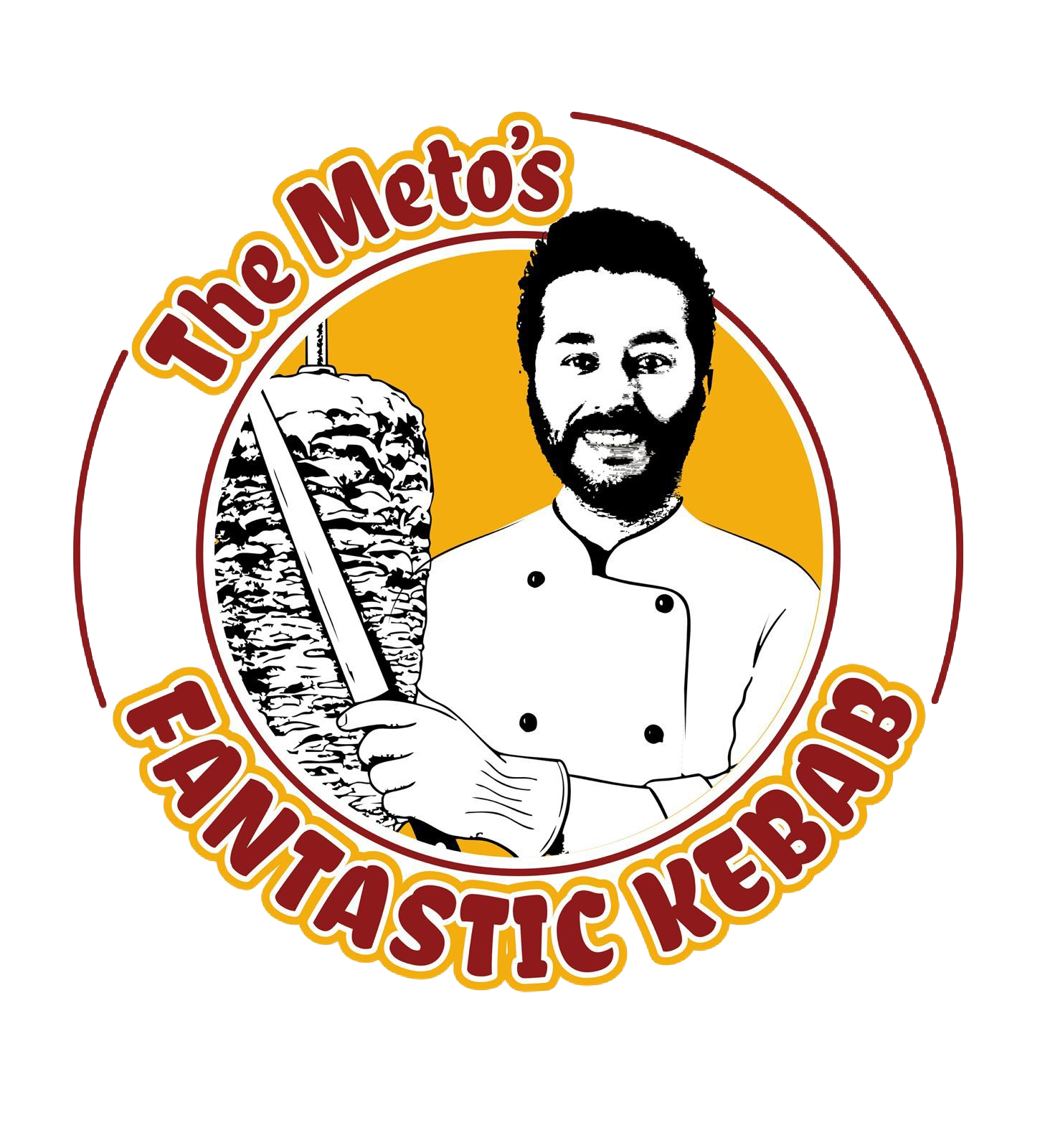 Kebab & Pizza Logo Metos Spreitenbach Trans